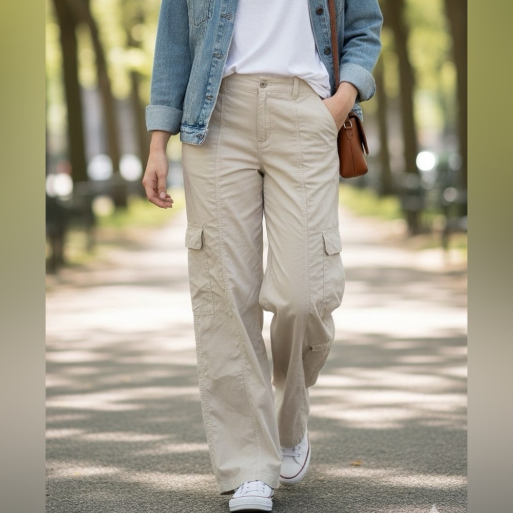 Zara Soft Cream Pants